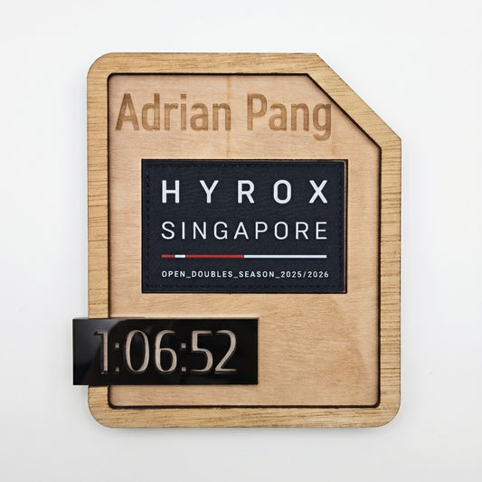 Hyrox Finisher Plaque