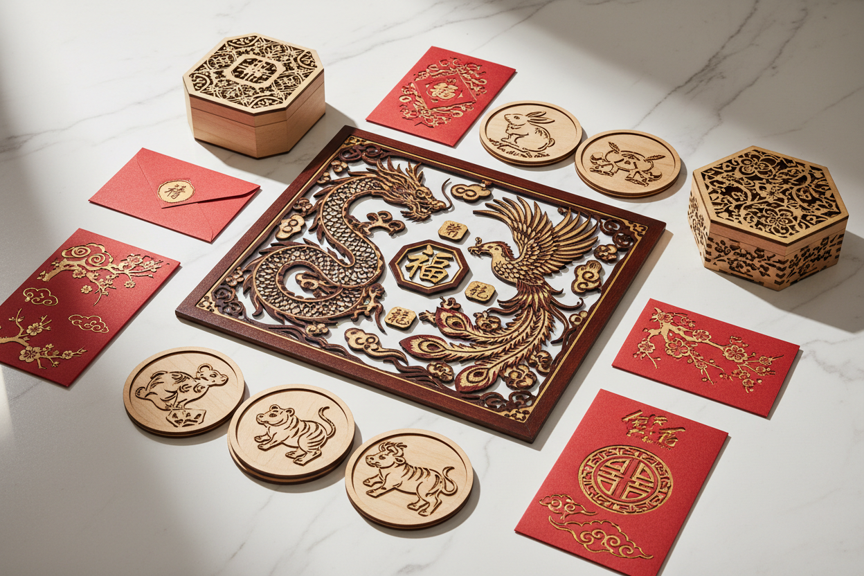 laser cut chinese new year gifts